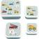 A Little Lovely Company Lunch & Snack Box Set Vehicles