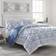 Laura Ashley Charlotte Bedspread Blue, White (269.2x233.7cm)