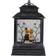 Northlight Halloween Snow Globe Pumpkin Couple Lantern 11.5"