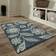 Maples Rugs Reggie Grey, Blue 79.248x94.488cm