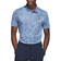 adidas Men Jacquard Polo Golf Shirt - Blue Fusion/Collegiate Navy/Lucid Blue