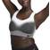 Nike Swoosh Flyknit Women's Sports Bra - Black/White/Bright Crimson