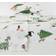 Great Bay Home Extra Soft Winter Cats Bed Sheet Red, White (203.2x152.4cm)