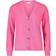 Cartoon Basic V-Neck Cardigan - Carmine Rose