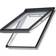 Velux GPU CK06 0070 PVC, Trä, Aluminium Överkantshängt 2-glasfönster 55x118cm