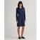 Gant Slim Shield LS Pique Dress Evening Blue