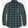 Carhartt Men's Mens Cotton Long Sleeve Plaid Flannel Shirt Sea Pine