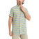 Tog24 Men's Harold Short Sleeve Stripe Shirt - Aqua