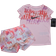 Nike Girl's T-shirt & Shorts Set 2-pcs - Pale Pink/Purple/White/Black