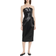 Maison Margiela Corset Satin Midi Dress - Black