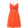 Vera Mont Cowl Neck Cocktail Dress - Flame Mandarin