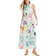 Desigual Cut Out Blurred Pattern Long Dress - White