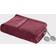 Beautyrest Plush Heated Blanket, Twin Couverture lestée 2.671659kg Rouge (213.4x157.5cm)