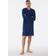 Schiesser Herren Langarm-Nightwear Nachthemd, Navy