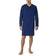 Schiesser Herren Langarm-Nightwear Nachthemd, Navy