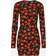 Dolce & Gabbana Cherry printed minidress black