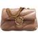 Pinko Elegant Quilted Leather Shoulder Bag - Beige