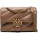 Pinko Elegant Quilted Leather Shoulder Bag - Beige