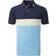 FootJoy Colour Theory Lisle Herre Poloshirt Navy White Almond True Blue