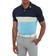 FootJoy Colour Theory Lisle Herre Poloshirt Navy White Almond True Blue