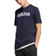 adidas Essentials Single Jersey Linear Embroidered Logo T-shirt - Legend Ink/White