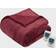 Beautyrest Microlight to Berber Weight Blanket Red (254x228.6)