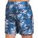 Cubavera Palm Print 7" Swim Short - Dress Blues