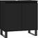 vidaXL Badschrank Schwarz 58 x 33 x 60 cm