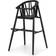 Oaklings Saga High Chair Black Lacquered Oak