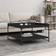 vidaXL 832813 Black Table Basse 80x80cm