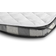 Borganäs 42037 Rullemadras Hvid (200x160cm)