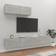 vidaXL 3114481 Concrete Grey TV-bänk 200x30cm 3st