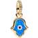 Pandora Hamsa Hand Dangle Charm - Gold/Blue