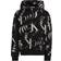 Calvin Klein Glitched Monogram Hoodie Aop Black-16 år