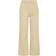 LTS Twill Wide Leg Cropped Trousers - Cream