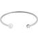 Edblad Luna Bangle - Silver/Transparent/White