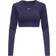 Nike Pro Dri-FIT Women's Cropped Long-Sleeve Top Purple