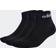 Adidas Performance Linear Ankle Socks Cushioned Pairs Black/White, Black/White, S, Men