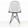 Vitra Wire Chair DKR Dark Green Køkkenstol