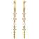 Noelani Hoop Earrings 925 Sterling Silver Woman - Gold