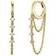 Noelani Hoop Earrings 925 Sterling Silver Woman - Gold