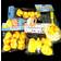 Henbrandt 9 Rubber Ducks 5cm