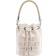 Marc Jacobs Off-White 'The Leather Mini Bucket' Bag 140 Cotton/Silver UNI