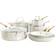 Martha Stewart Lockton Premium Enameled Linen Cookware Set with lid 10 Parts