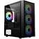 CiT Luna Black Case Infinity ARGB Fans Tempered