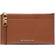 Michael Kors Empire Large Pebbled Leather Card Case - Brown