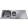 CDA KA22SS stainless a half bowl sink