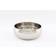 Geko Small Round Silver Hammered 16cm Bowl