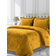 Tribeca Venice Velvet Duvet Cover Gold (243.8x233.7cm)
