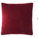 PAVILIA Fleece Velvet Plush Soft Cushion Cover Red (45.7x45.7cm)